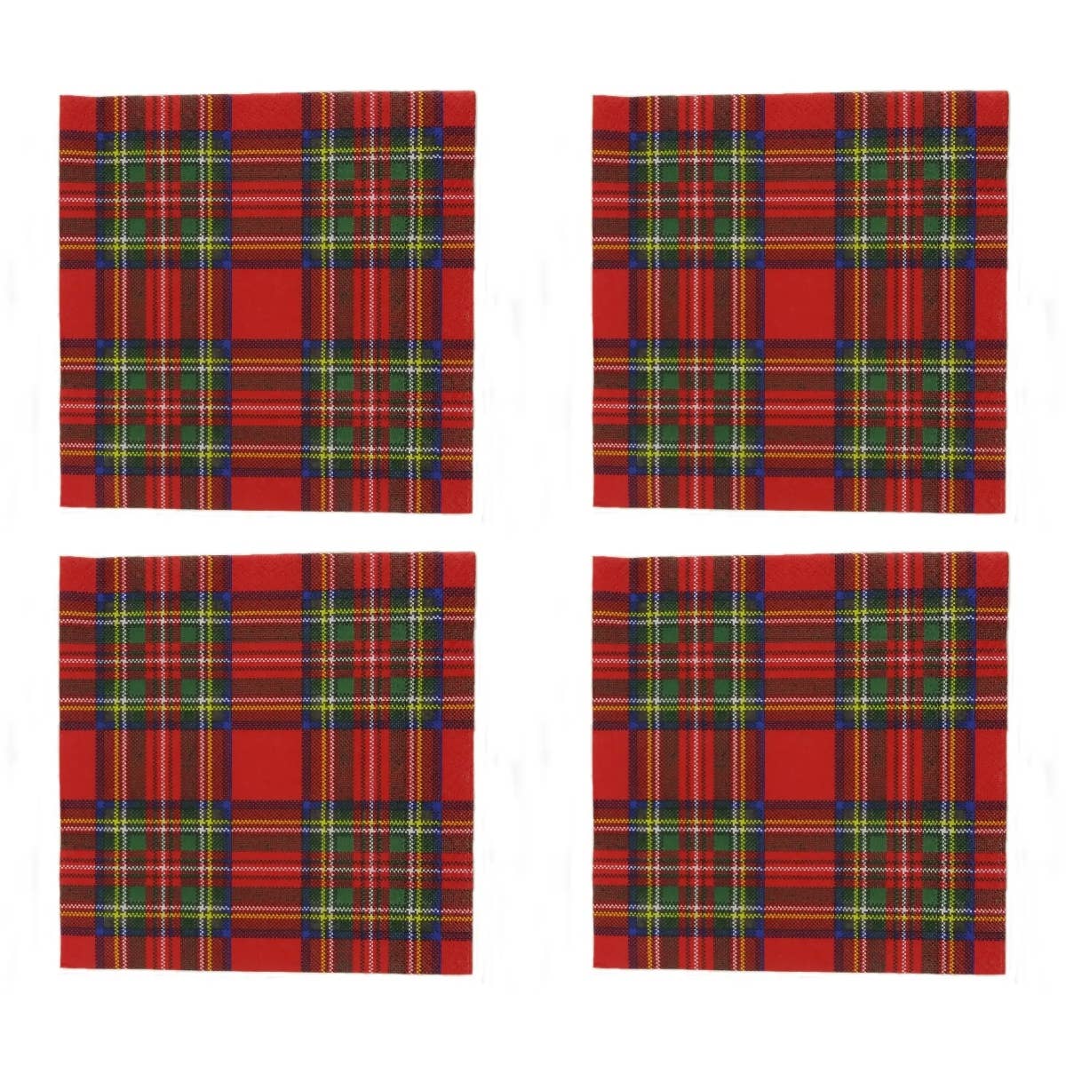 Dublin Gift Company - Wholesale Disposable Napkin - Scottish Royal Stewart Tartan Napkins6