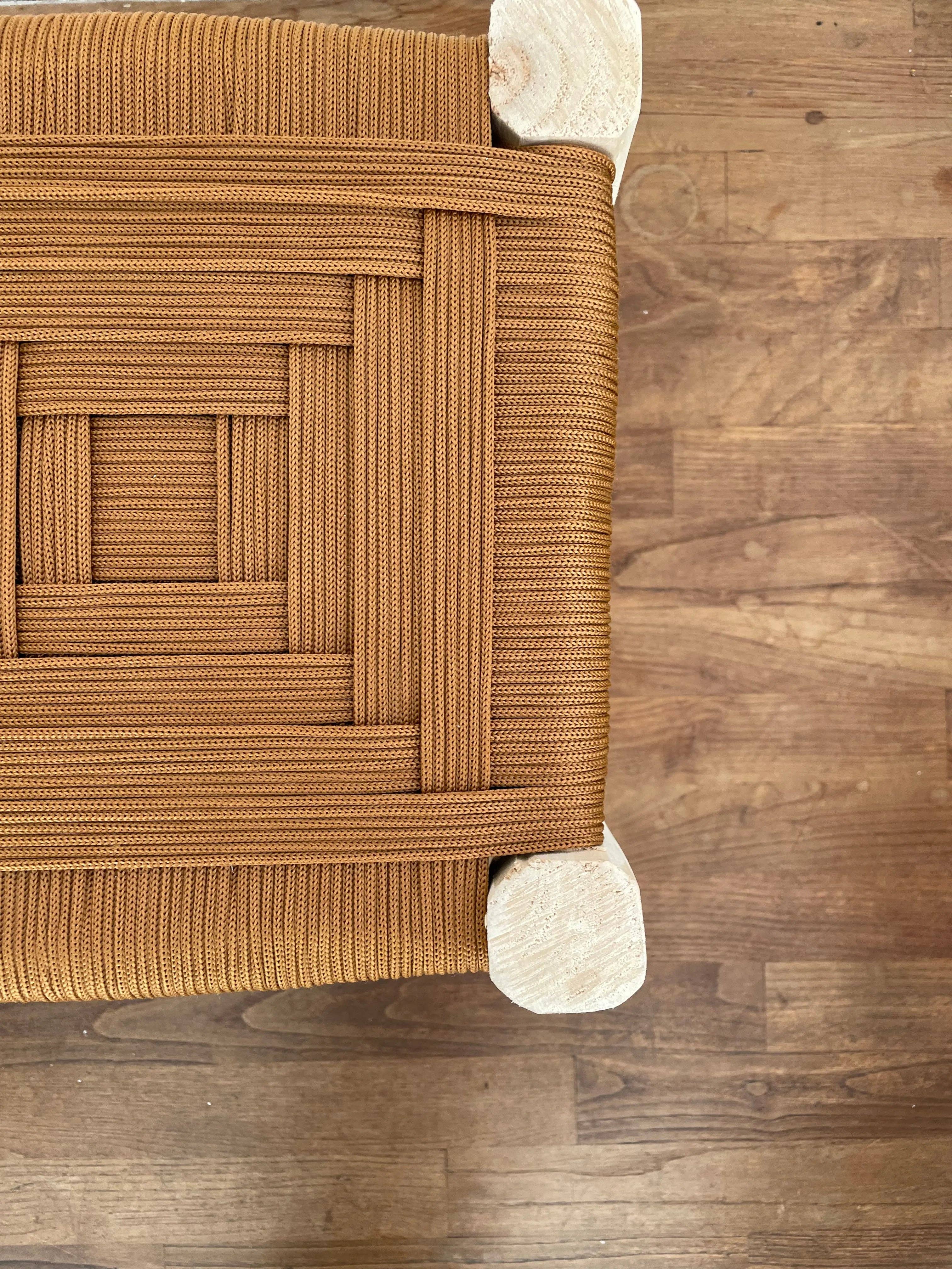 Néda – Engroshandel Taburet – Berberiske marokkanske skamler i træ med farvet nylon sæde1