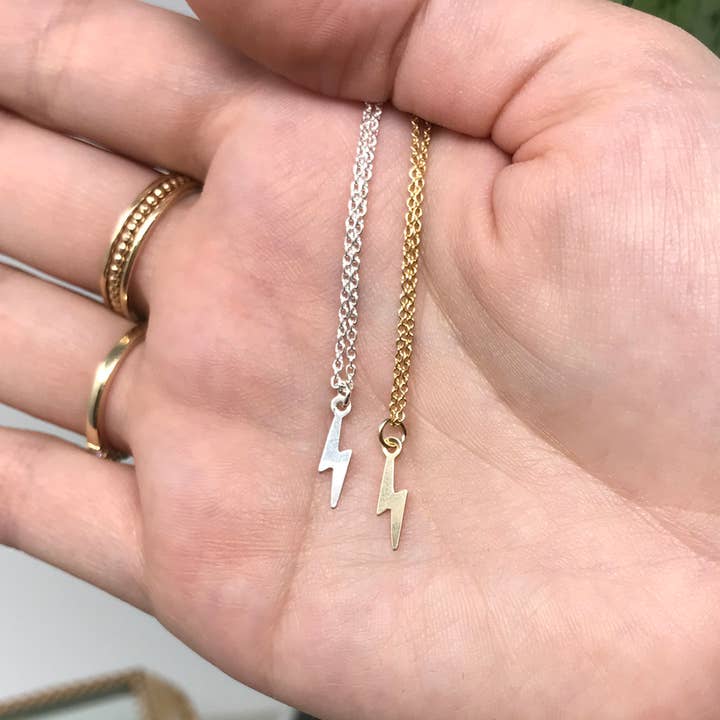 Lightening Bolt Necklace for wholesale by Subject II Change