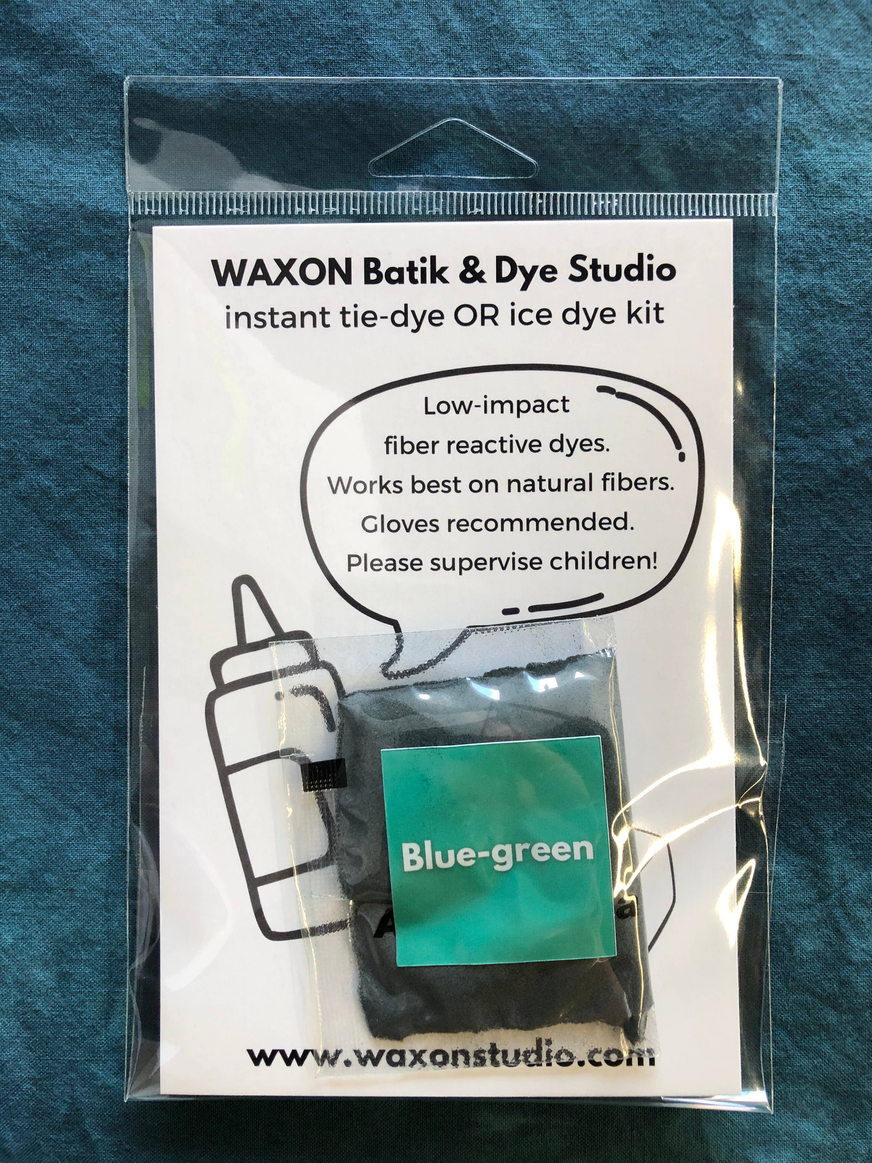 WAXON Batik & Dye Studio - Vente Kit de bricolage - Kit de teinture rapide et facile, format carte postale, pour Ice Dye ou Tie-Dye0