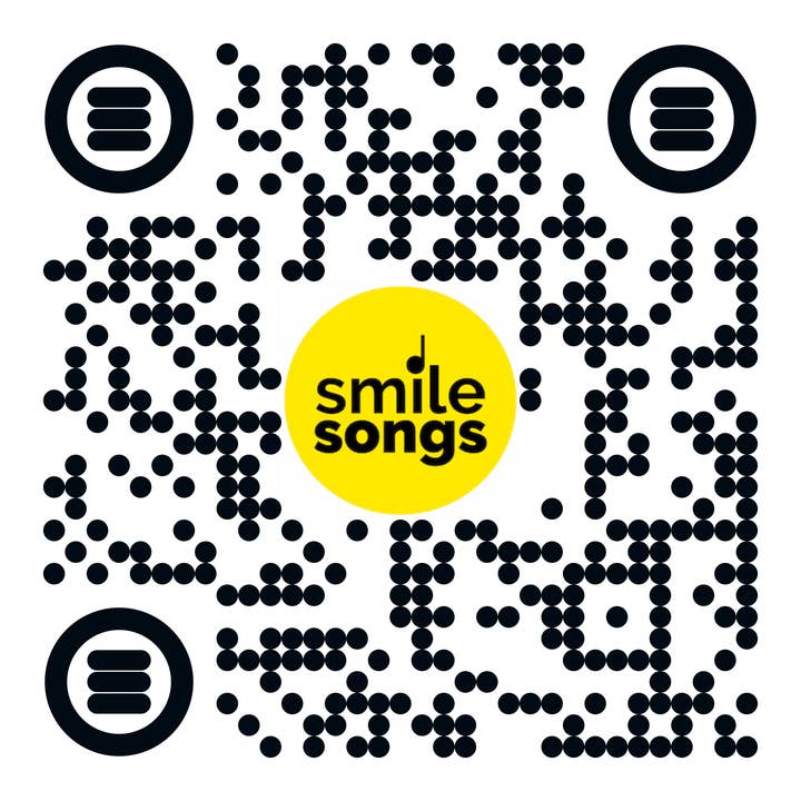 Smile Songs - Wholesale Love Card - I Can't Spell Luv Without U Valentines Day QR Code Card2