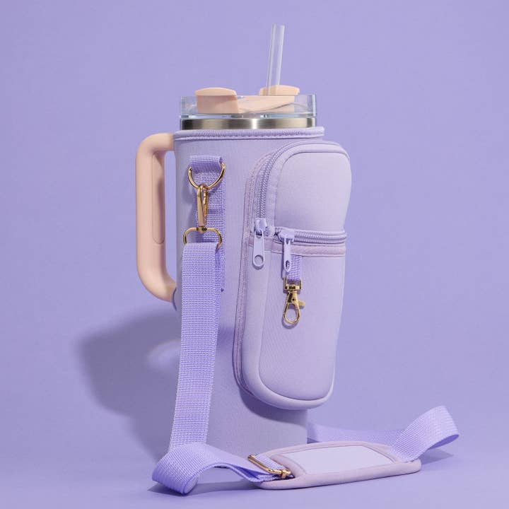 Lilla Haven - Wholesale Crossbody Bag - Women's - Neoprene Tumbler Crossbody Bag with Strap5