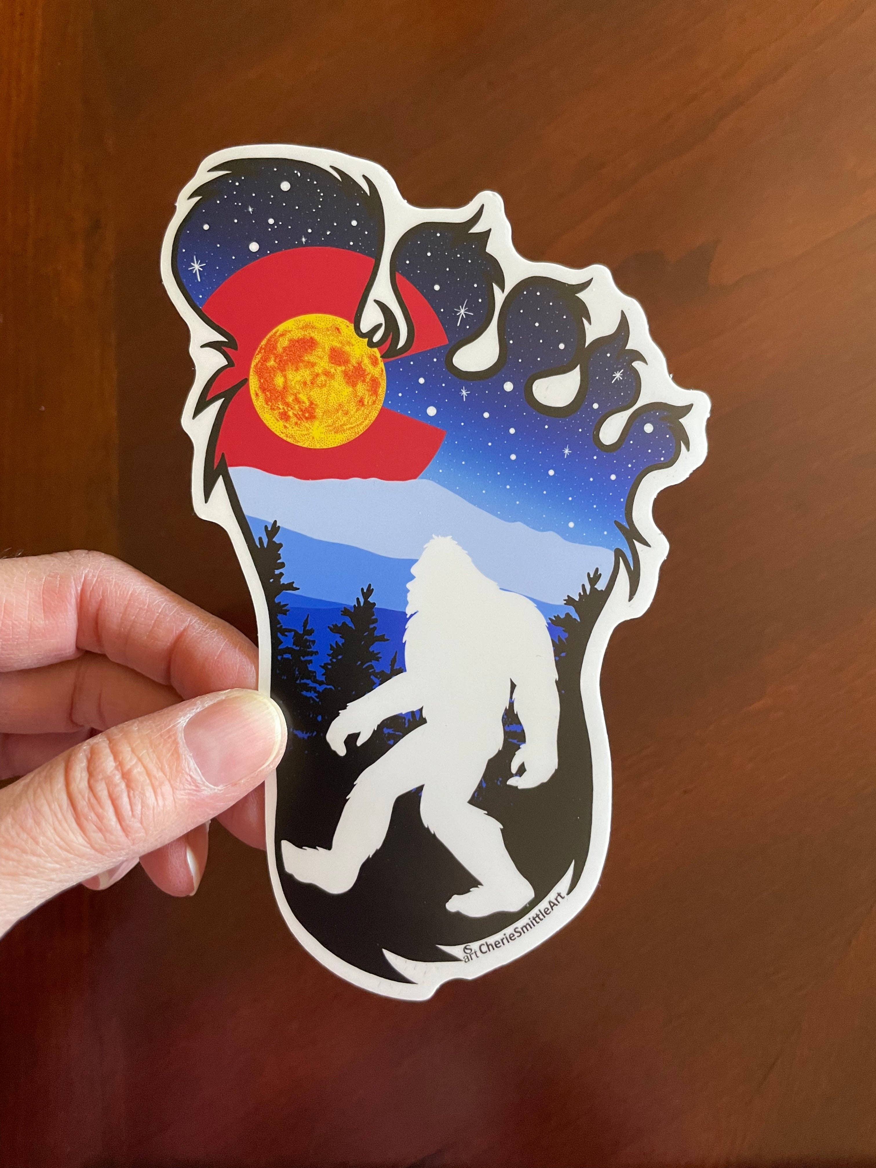 CherieSmittleArt - Wholesale Sticker - Level X Hide N Seek Master Colorado Bigfoot Sticker11