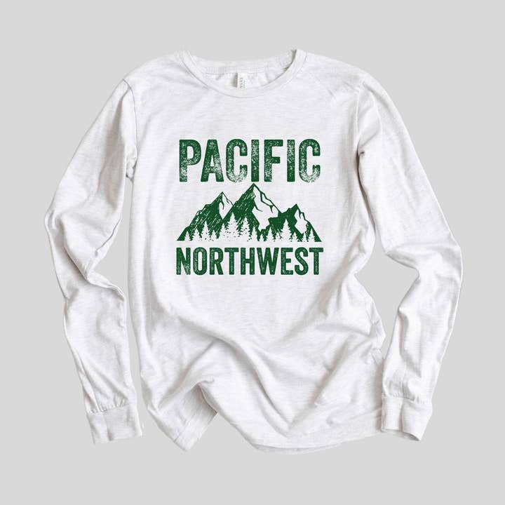PNW Shirt, Shirts for Women, Pacific Northwest, Graphic Tee 091 for wholesale by 208 Tees