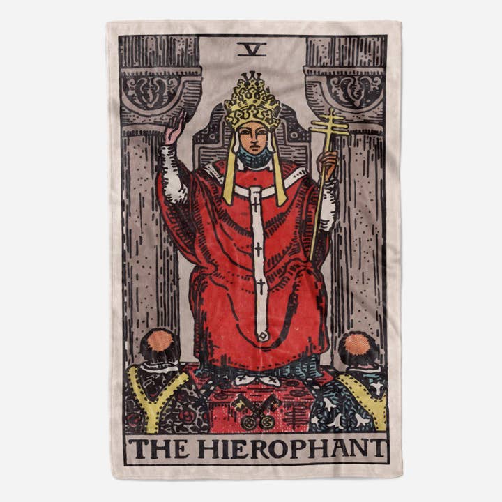 Die Hierophant Decke für den Großhandel von Nirvana Threads
