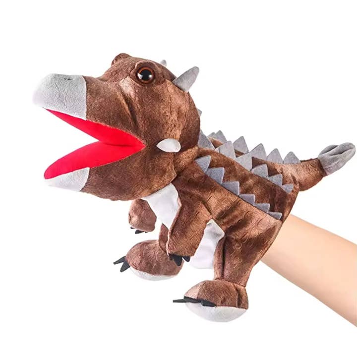 giftland – Engroshandel Dukke – Børn og baby – Dinosaur plysdyr hånddukker