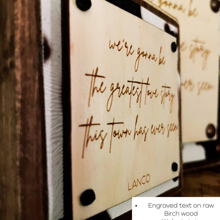 REMOVED BRAND - Vendita all'ingrosso Cartelli - Shelf Sitter Cowprint - Chris Stapleton//Gioia della mia vita4