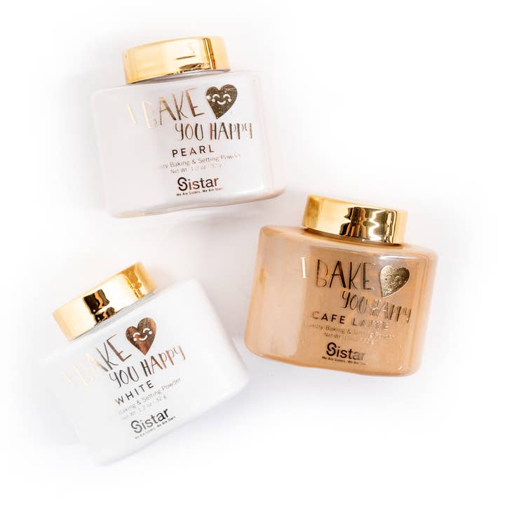 SM Beauty LLC - Wholesale Makeup Setting Spray/Powder - I Bake You Happy Loose Powder | Paper Counter Display3