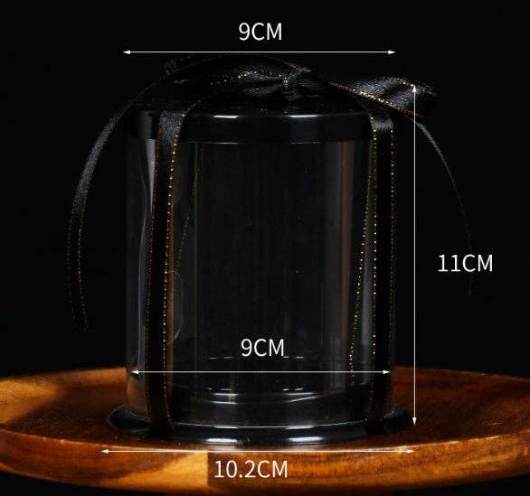 Elegant Design Supply – wholesale Cake decorating kit – Mini 2 inch Transparent Clear Box (10pcs/set)4