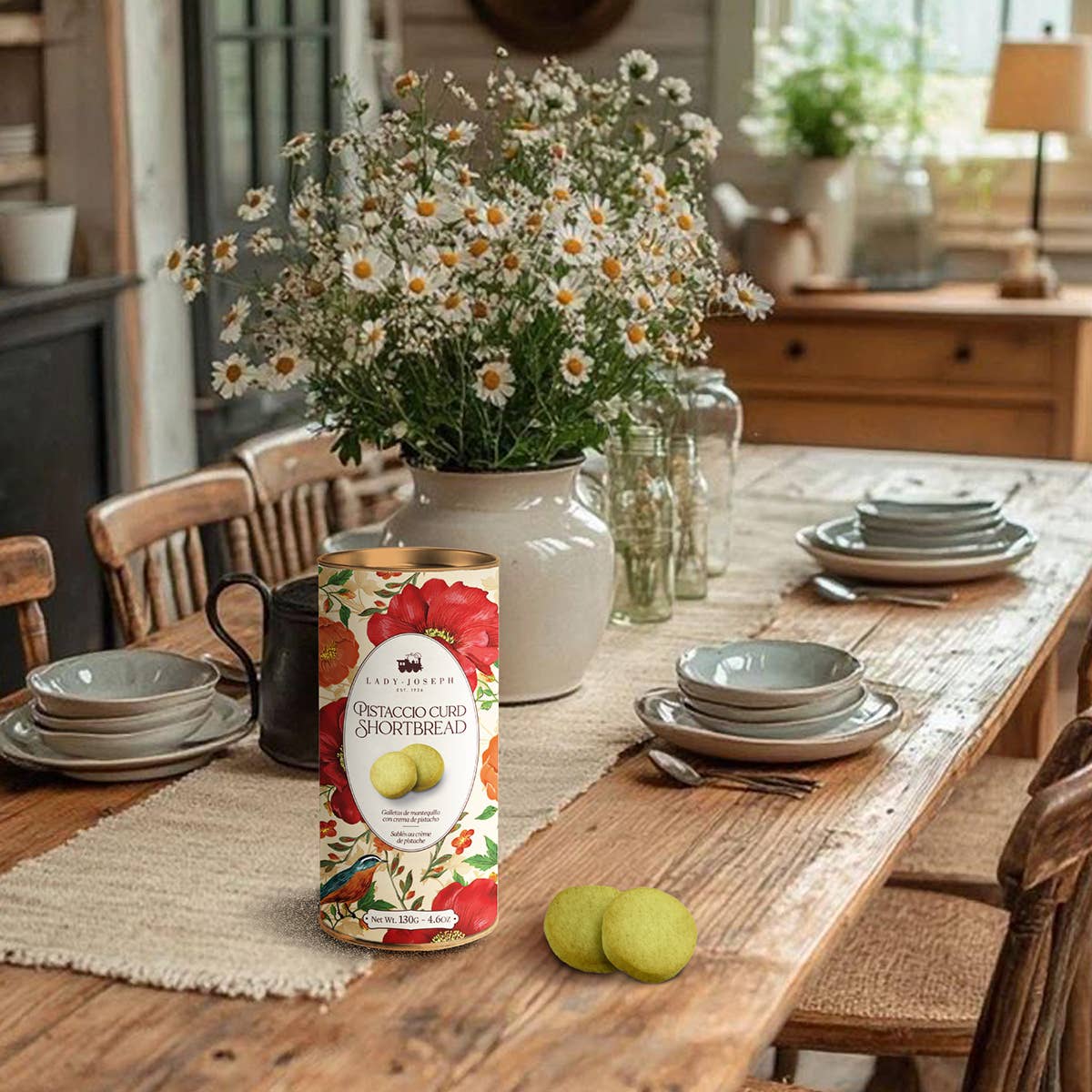 Lady Joseph - Wholesale Cookie - Butter cookies with pistachio cream2