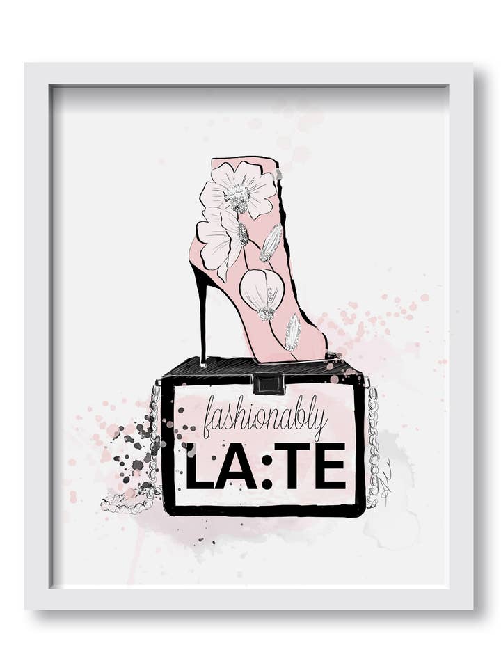 Modieuze late art print voor wholesale door Alison Gordon Studio