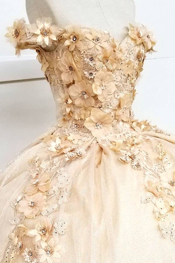 Chicas – wholesale Gown – Women's – Off the Shoulder Quinceanera-wedding Dress CHF30135