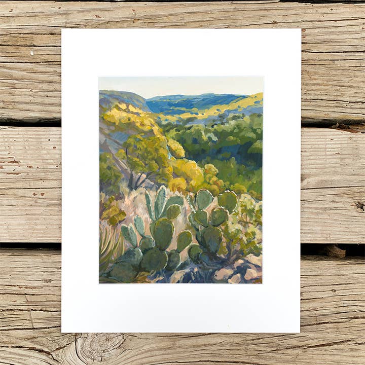 Texas Hill Country Print for wholesale by Danika Ostrowski Art + Design