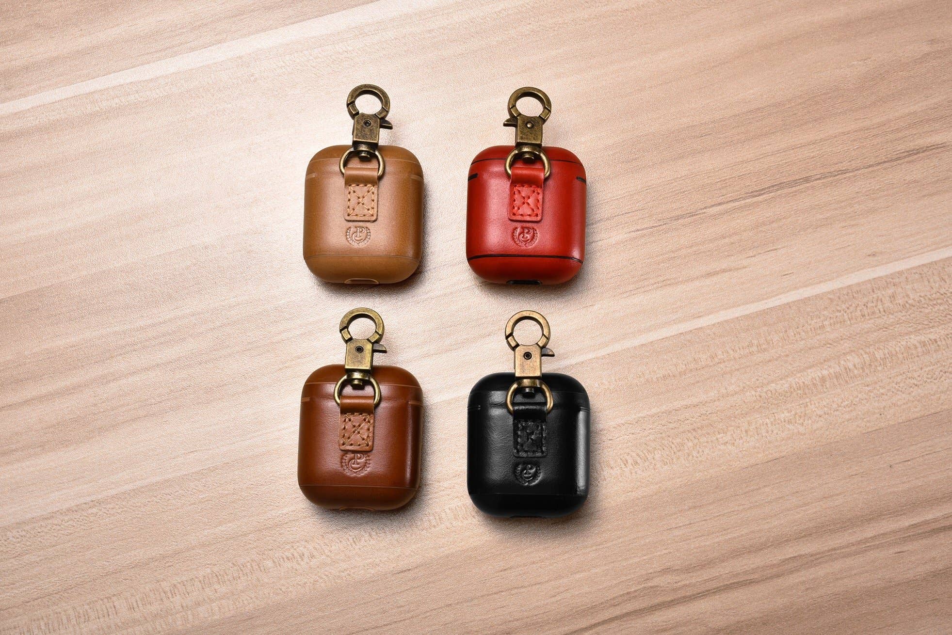 CairPods - Wholesale Airpod/Earbud Case - Men's - Vintage Premium Leather AirPods Case - Brown7