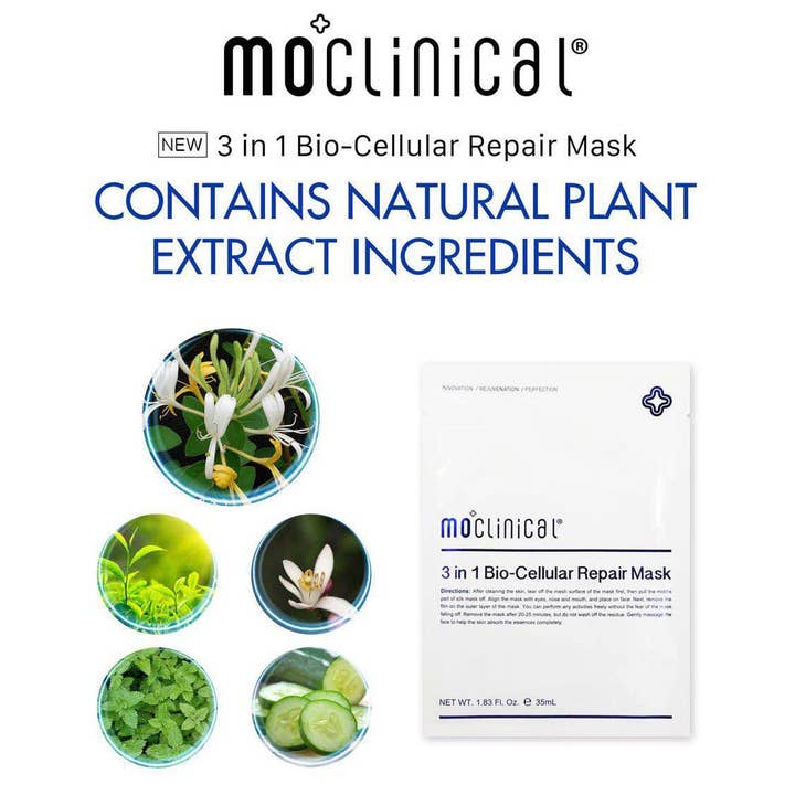 eGlobal Beaute - Wholesale Skincare Face Mask - MO Clinical 3 in 1 Bio-Cellular Repair Mask