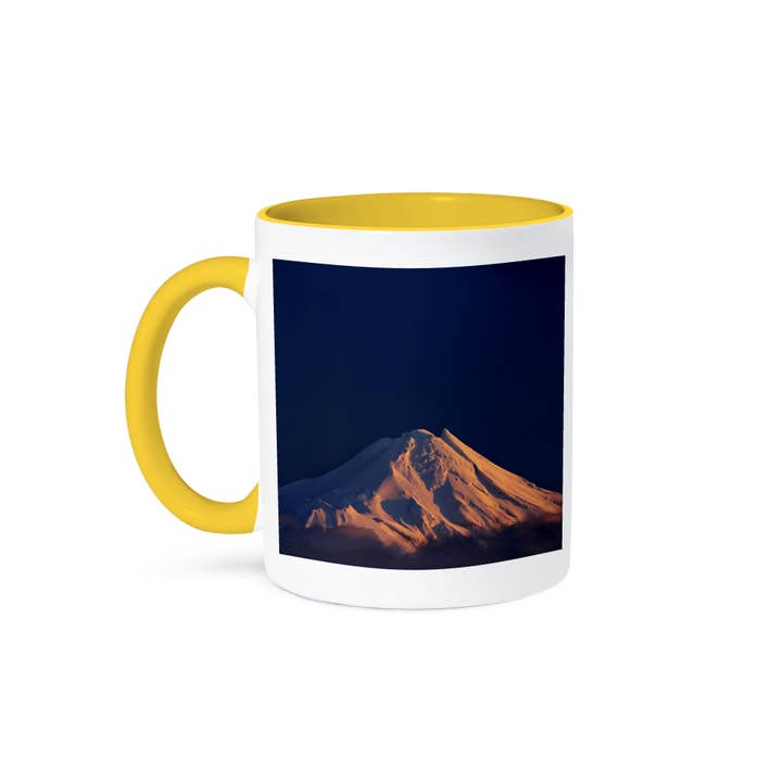 3dRose - Wholesale Coffee Mug - 3dRose, Alpenglow on Mt Taranaki, North Island, New Zealand-AU02 DWA5035 - David Wall, Mug