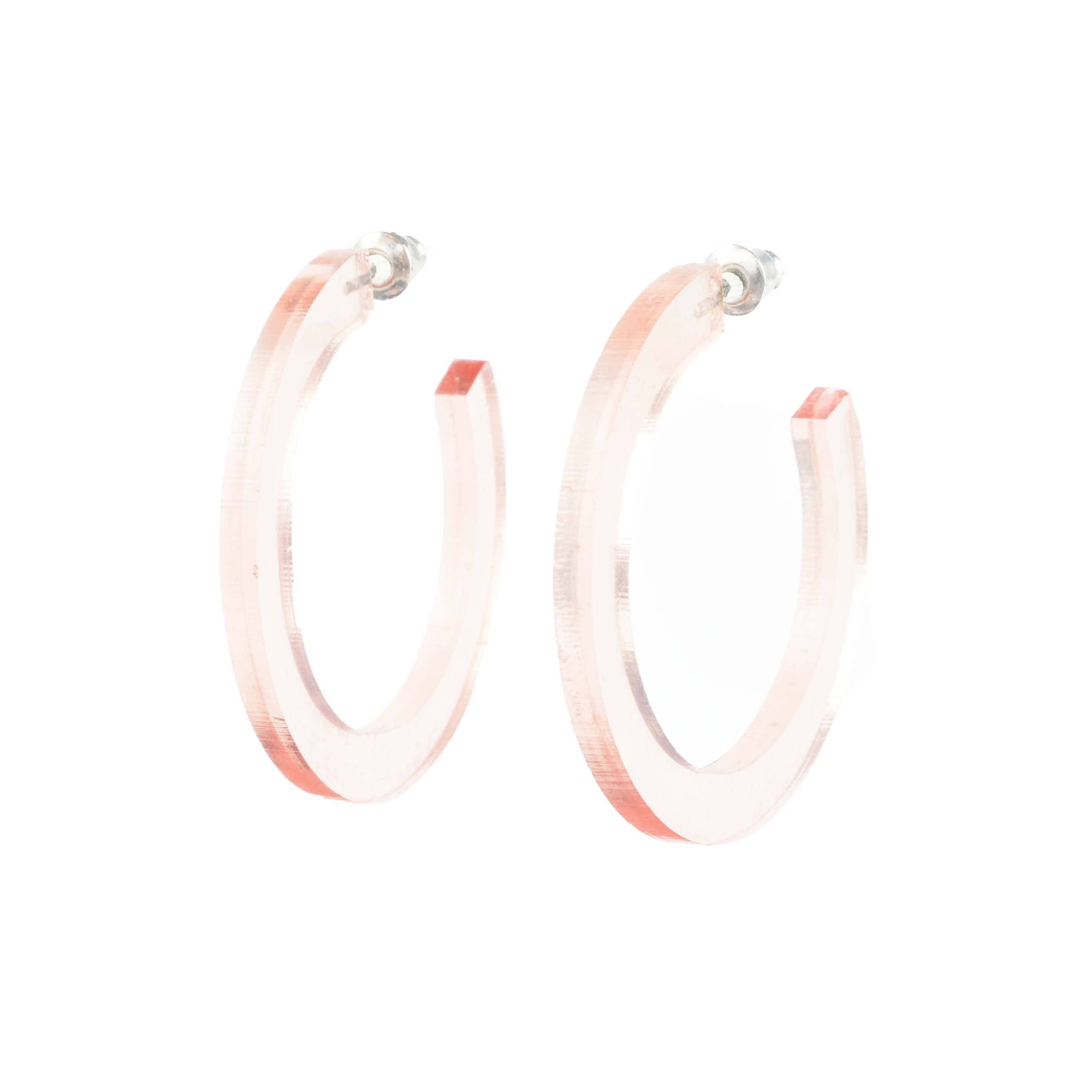 The Paper Dress – wholesale Hoop earrings – Colorful Lightweight Acrylic Hoop Earrings46
