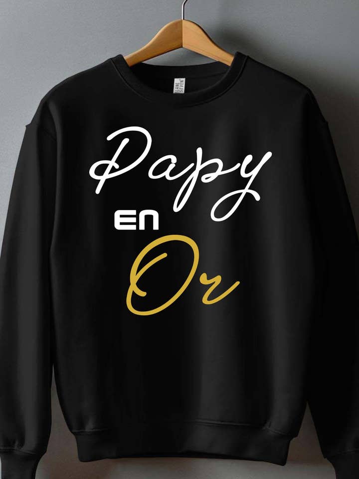 Men's Round Neck Sweatshirt | Papy en Or for wholesale by IALD