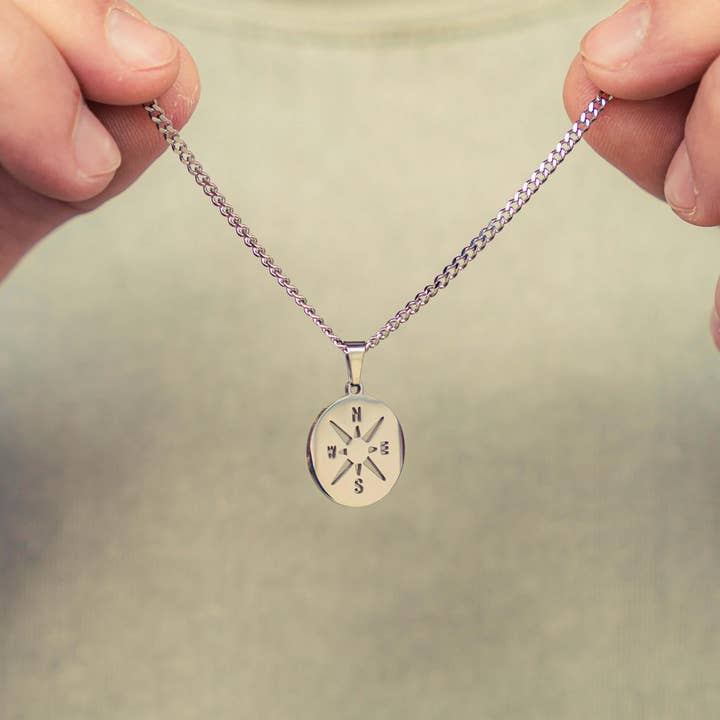 Men's Necklace - Silver Origin for wholesale by Made By Nami