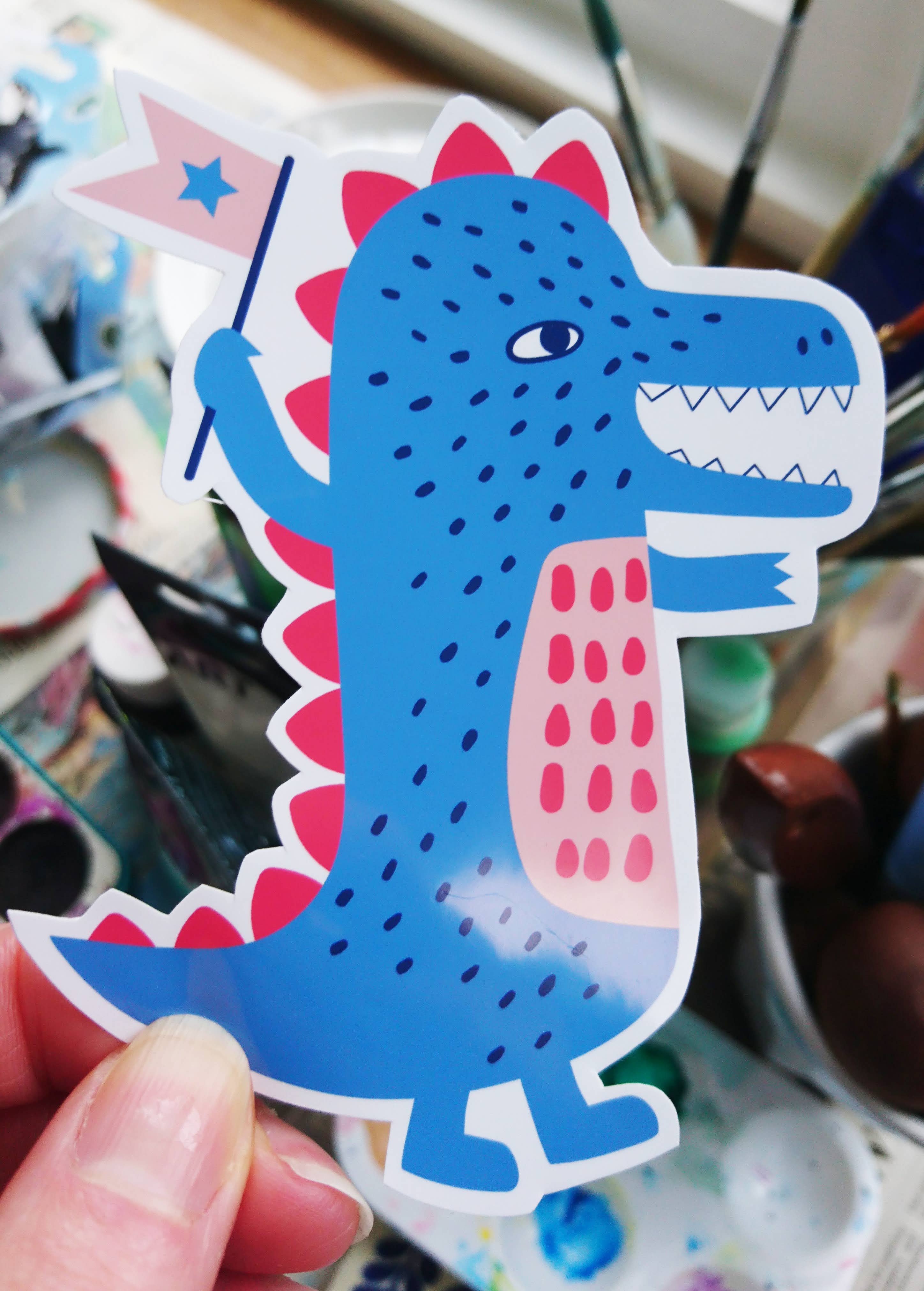 Michele Payne - Wholesale Sticker - Kids & Baby - Dino Guys Stickers : Pack of Four2