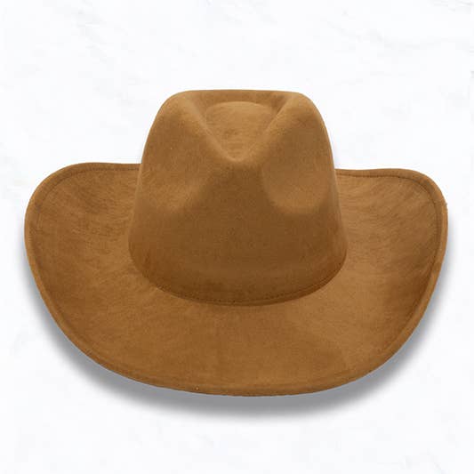 Suzie Q USA - Wholesale Cowboy Hat - Women's - Big Brim Suede Cowboy Peach Heart Fedora Hat2