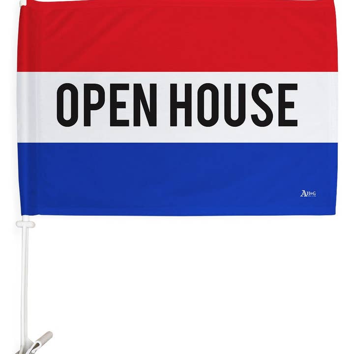 Two Group Flag Co - Vente Drapeaux - Drapeau de voiture marchand de nouveauté Open House