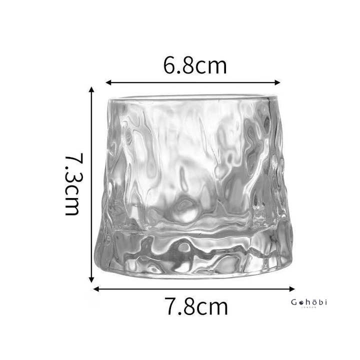 Gohobi (We cover U.S. import duties) - Wholesale Cocktail/liquor glass - Gohobi Handmade Rotating Glass Tumbler1