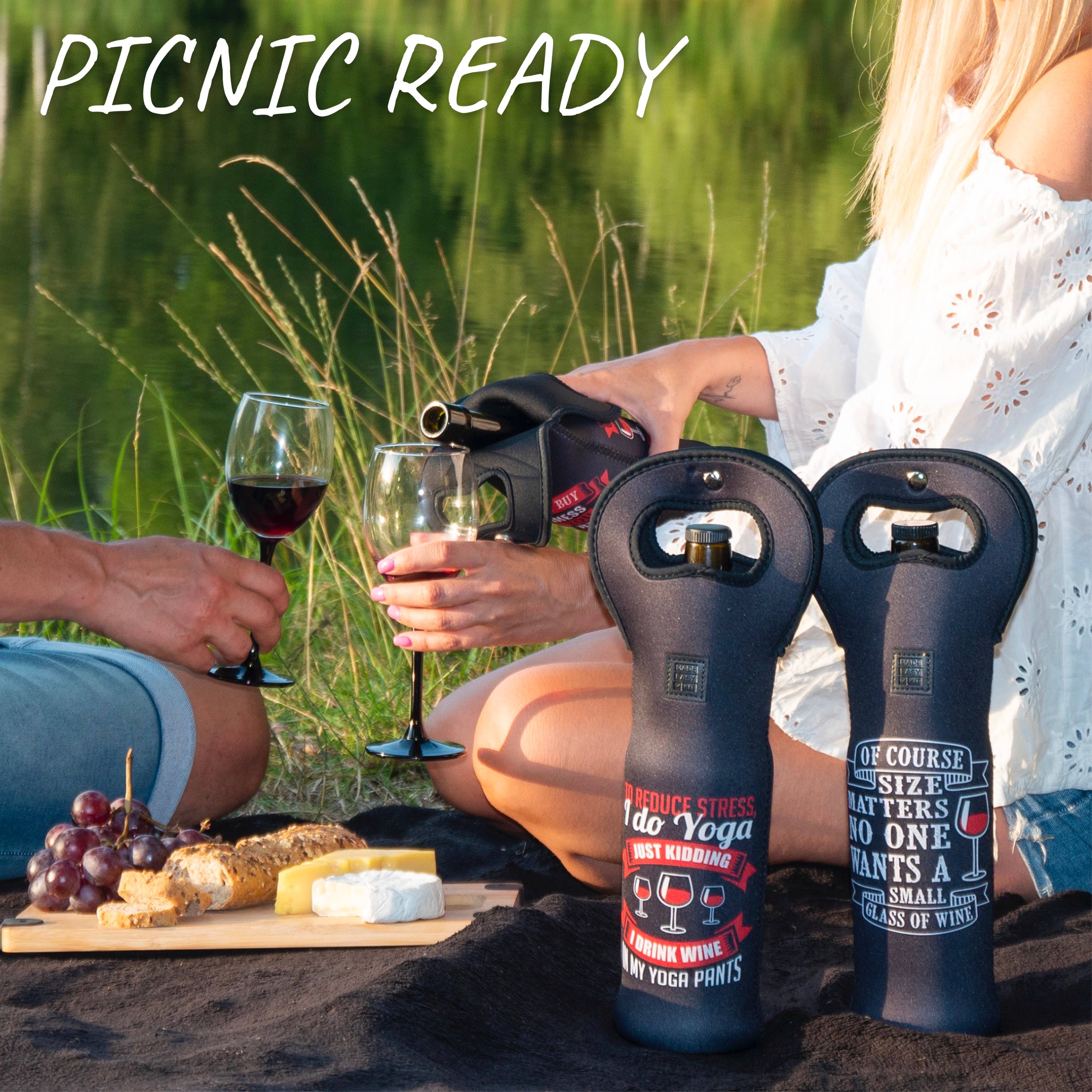 MADE EASY KIT – wholesale Wine tote – Made Easy Kit Insulated Wine Tote Neoprene Carrier Set of 31