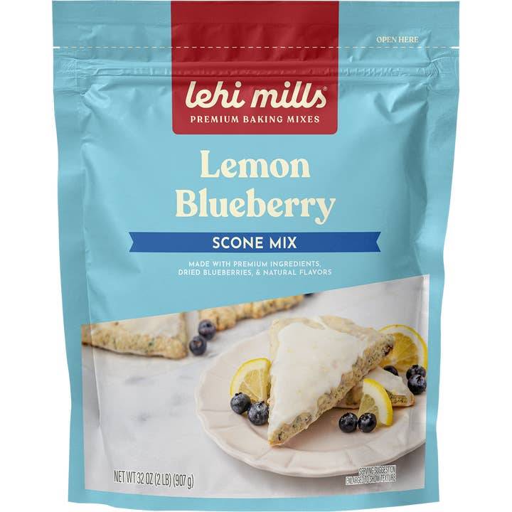 Lehi Mills - Wholesale Bread Mix - Lemon Blueberry Scone Mix