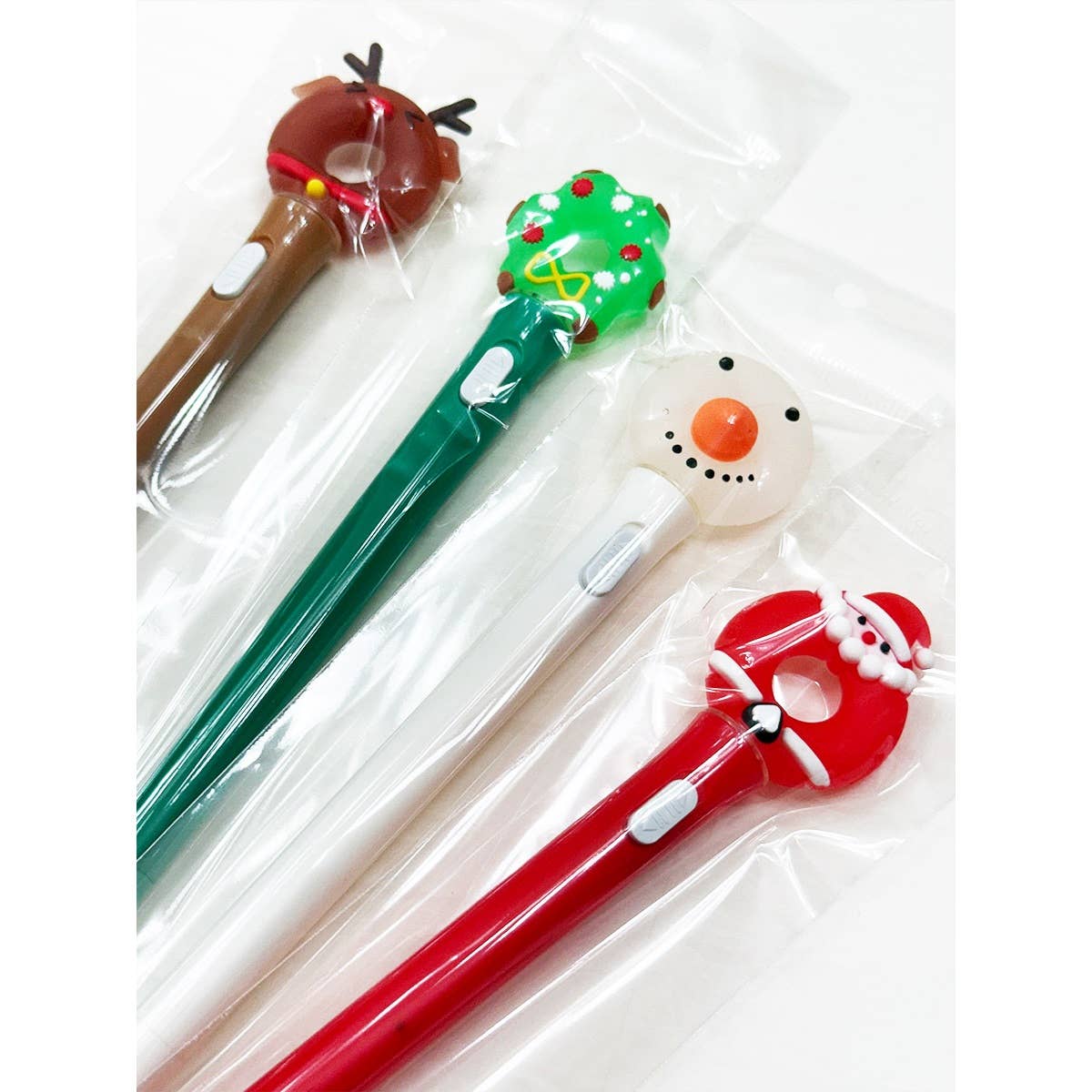 MÉLANGER LA COULEUR Stylo à bille lumineux à thème de Noël en vente sur Faire7