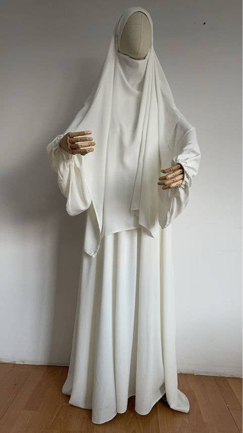 Aawoe Abaya - Wholesale Hijab - Women's - Elegant Khimar with Long Sleeves - 2408-KH16