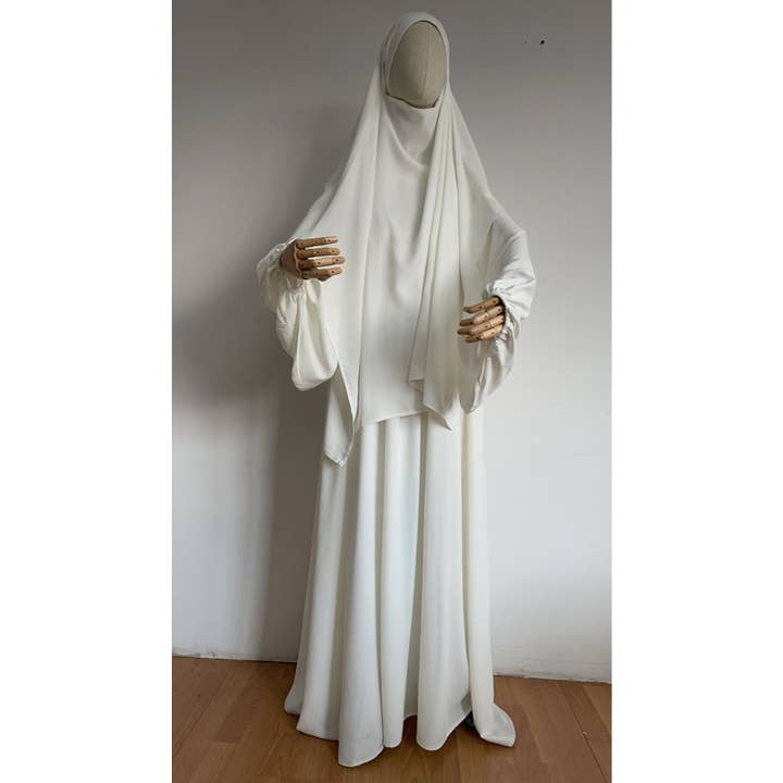 Aawoe Abaya - Wholesale Hijab - Women's - Elegant Khimar with Long Sleeves - 2408-KH16