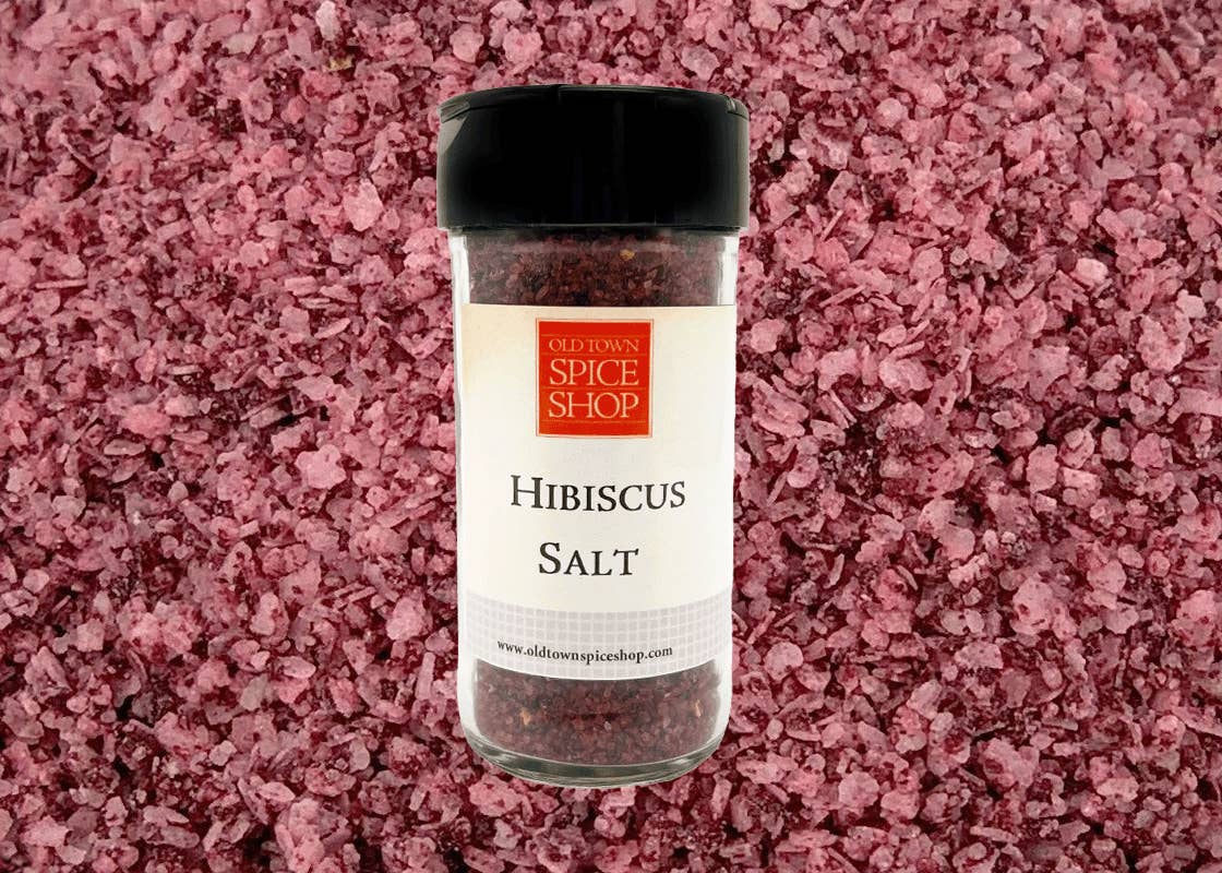Old Town Spice Shop - Wholesale Salt - Hibiscus Salt Gourmet Salt for Cooking & Cocktails