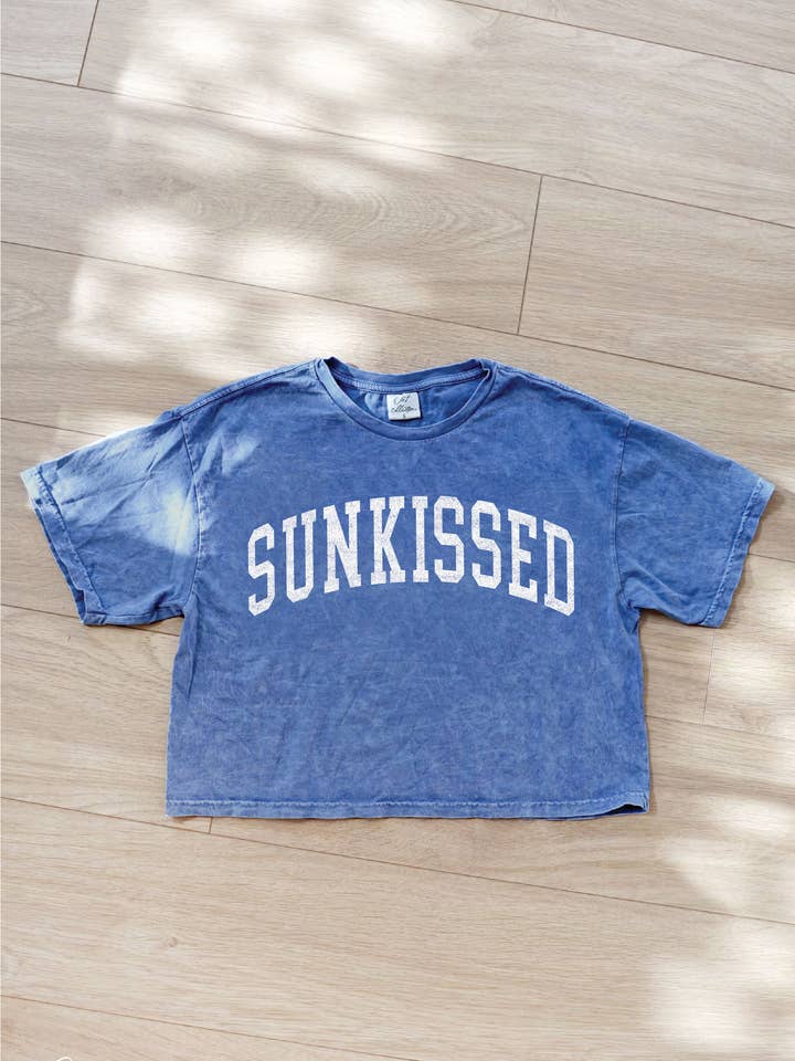 OAT COLLECTIVE - Wholesale T-shirt met print - Dames - SUNKISSED Kort Mineralen Grafisch Topje7