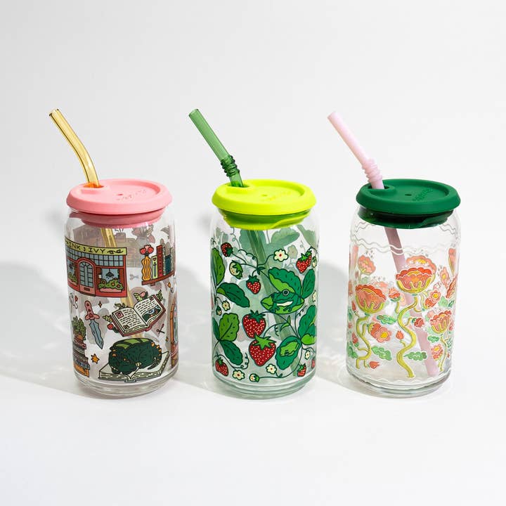Cheerware - Wholesale Drink Lids - QuickSip Lid | Cute Reusable Lid for Can Glasses0