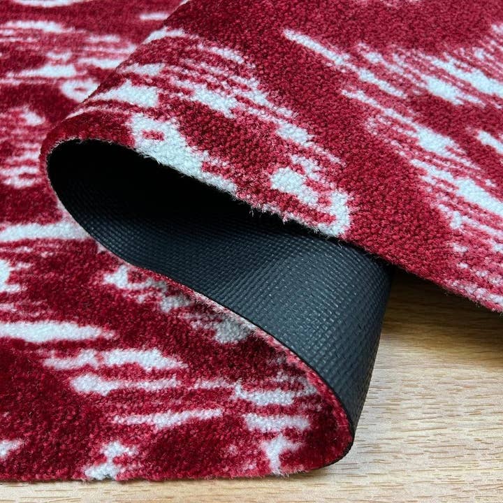 Studio 67 Wash+Dry Mats - Wholesale Door Mat - Ruby Ikat3