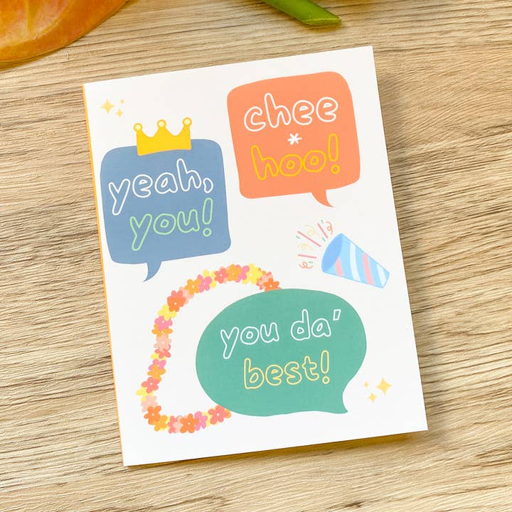Congrats - Greeting Card for wholesale by Design Jord