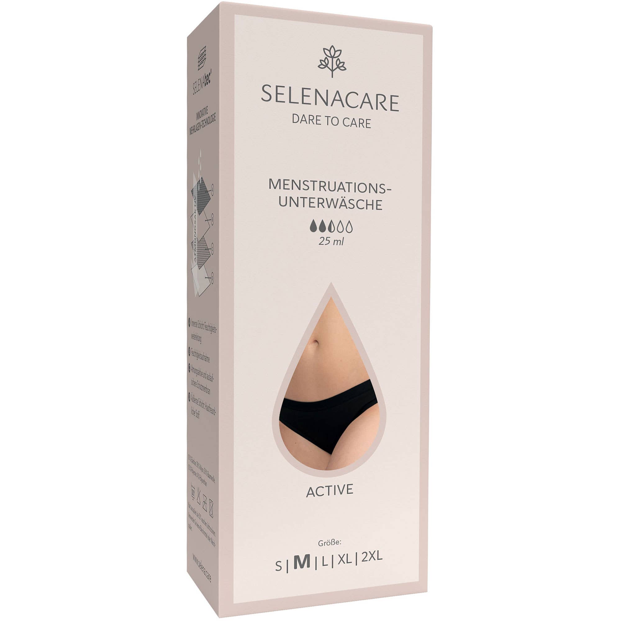 SELENACARE - Wholesale Menstruatie-ondergoed - Dames - Selenacare menstruatieondergoed active4