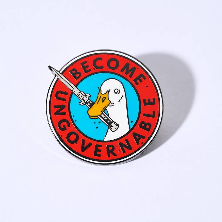 Strike Gently - Wholesale Lapel Pin/Button - Ungovernable Pin1