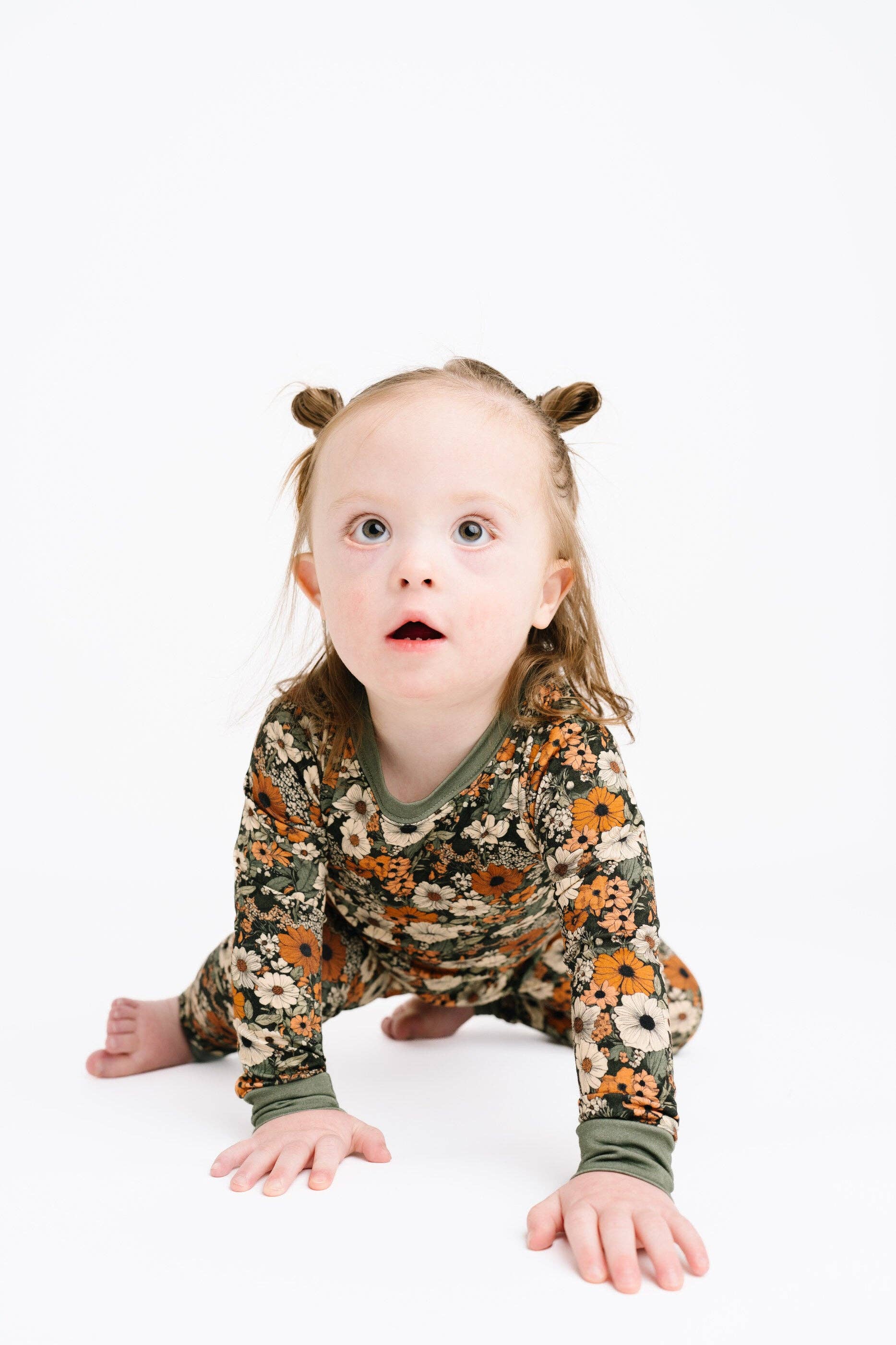 Little One Shop - Wholesale Sleepwear Set - Kids - Rustic Blooms Bamboo Set2