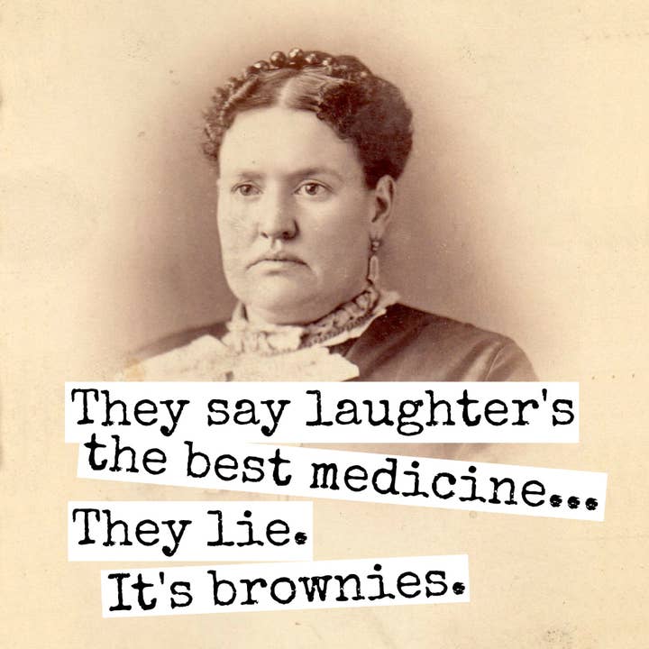 Koelkast magneet. Ze zeggen dat gelach het beste medicijn is... voor wholesale door Raven's Rest Studio