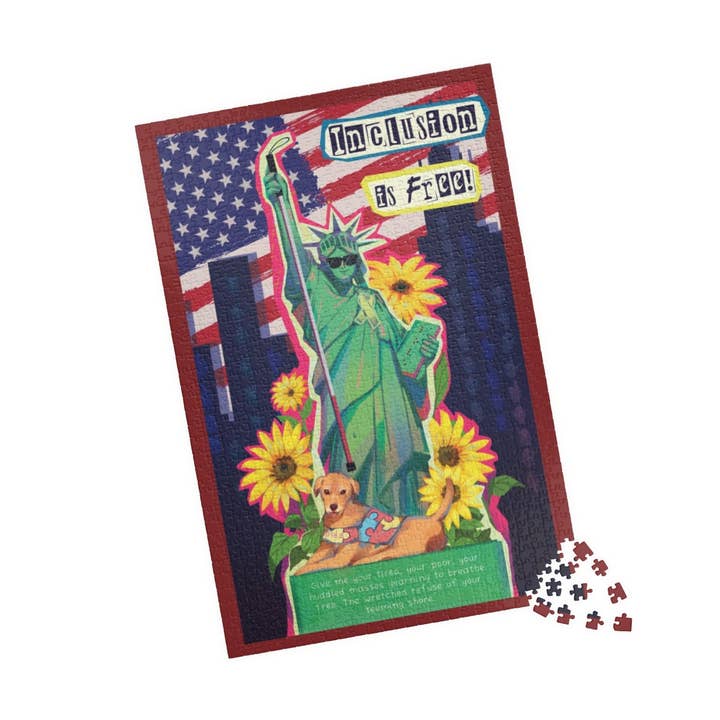 El rompecabezas de la inclusión es gratuito. para venta al por mayor de Inclusive Art House