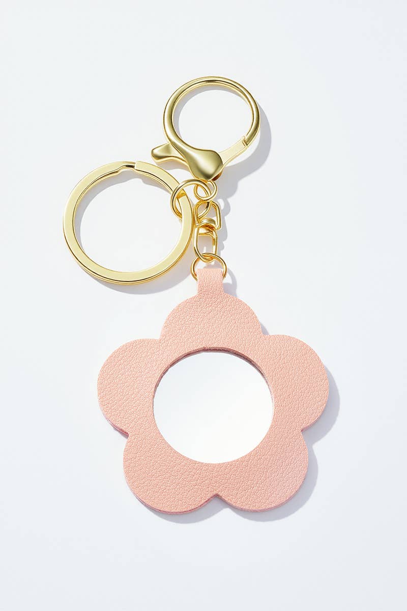 BYREN | ÉLINE L'ATELIER - Wholesale Keychain - Women's - Bag charm and keychain Mirror flower PC423