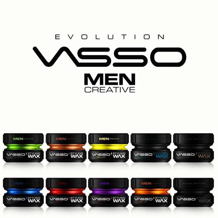 Evolution Vasso - Wholesale Hair Styling Gel/Mousse - Vasso Hair Styling Wax Clay (Spike)2