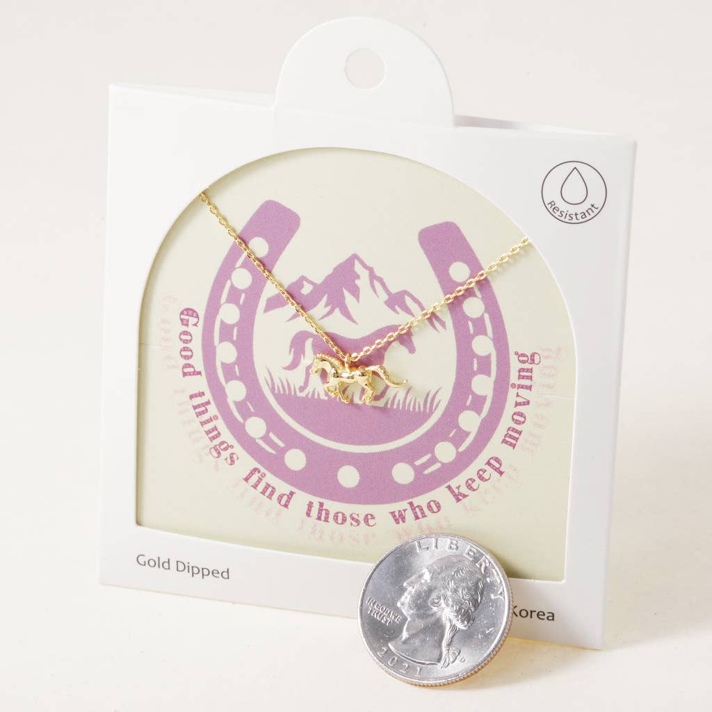 INKI STUDIO – wholesale Pendant/charm necklace – The Great Stallion,  Necklace3