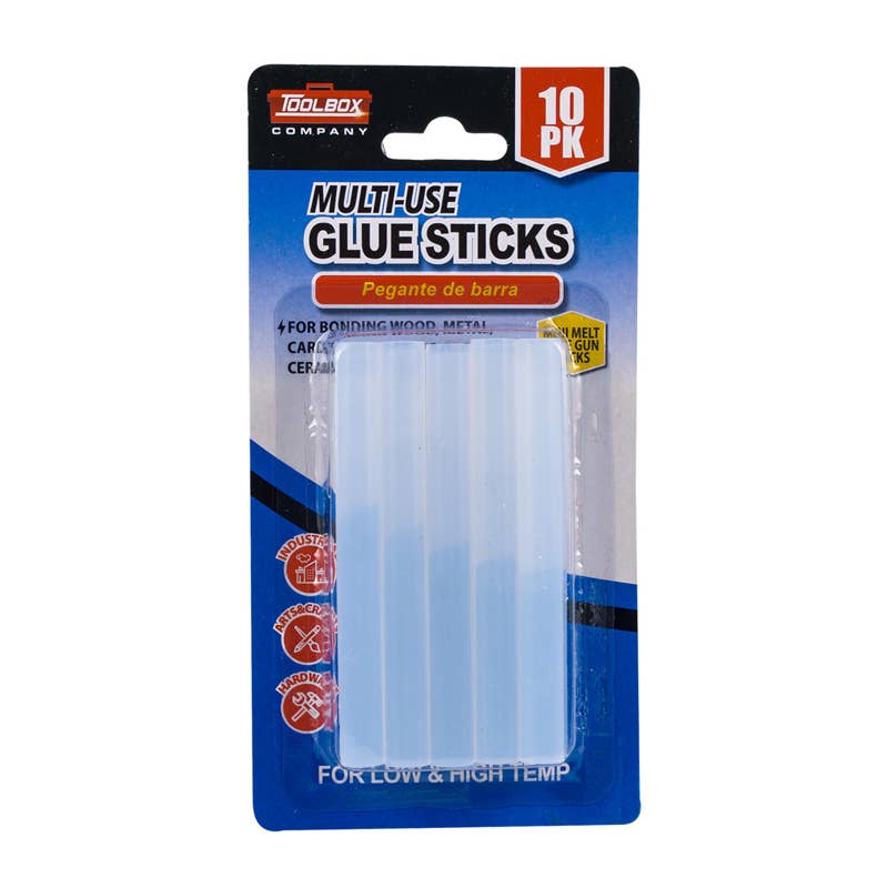 Deluxe Import Trading - Wholesale Glue - 10 Pack Multi-Use Glue Sticks - 4'' Refill Sticks0