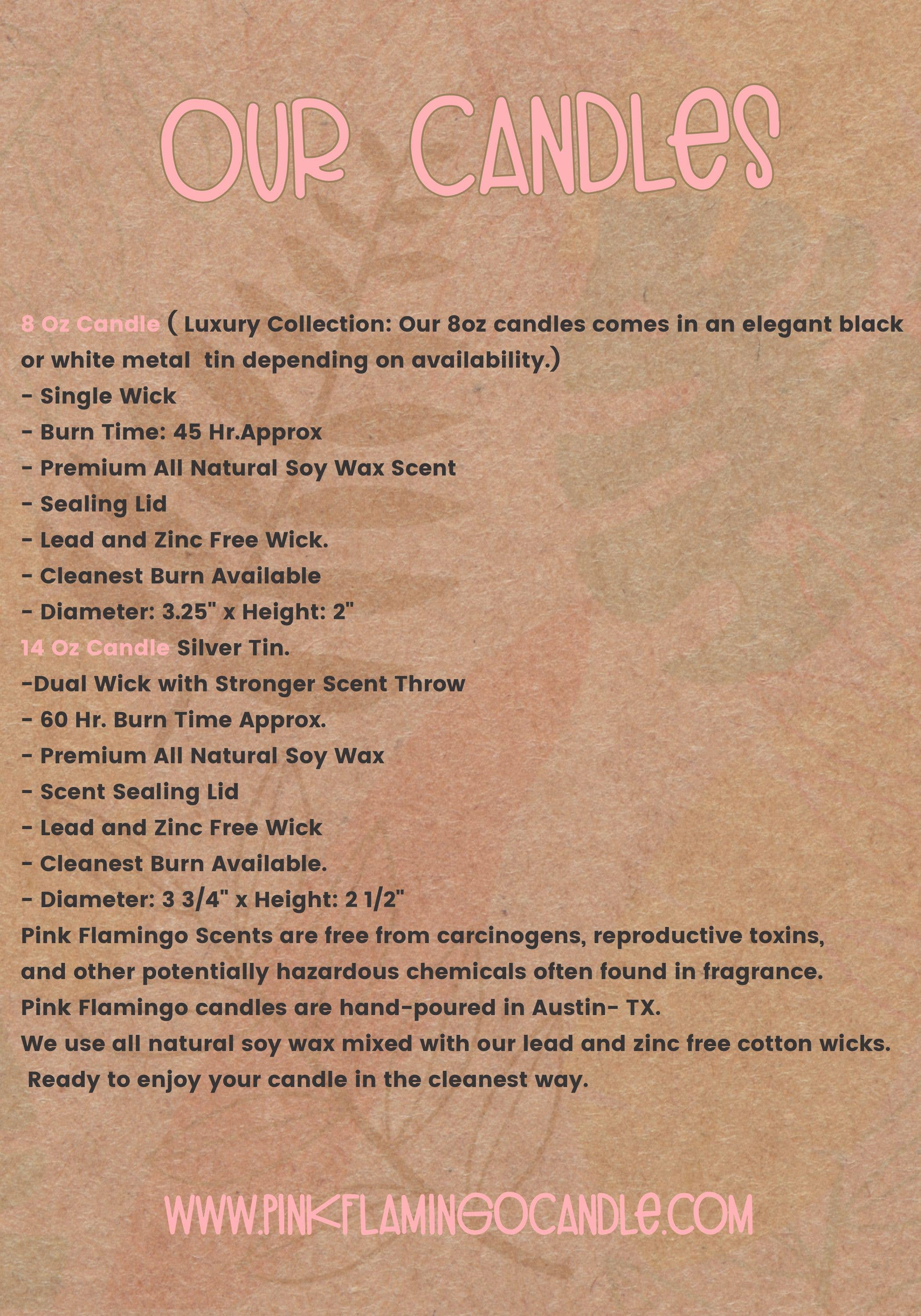 PINK FLAMINGO CANDLE – wholesale Jar/filled candle – Sea Salt & Orchid | Signature Candle3