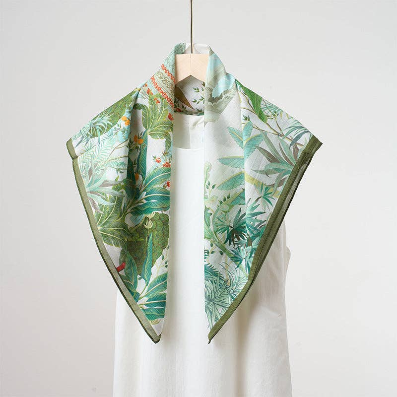 Marayn - Vendita all'ingrosso Sciarpa - Donna - Sciarpa in Misto Seta Leggera Primavera Estate Versatile10