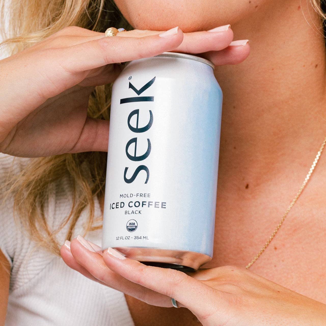 Seek - Wholesale Iced Coffee/Cold Brew - Seek® Organic Decaf Mold-Free Iced Coffee - 6 Cans1