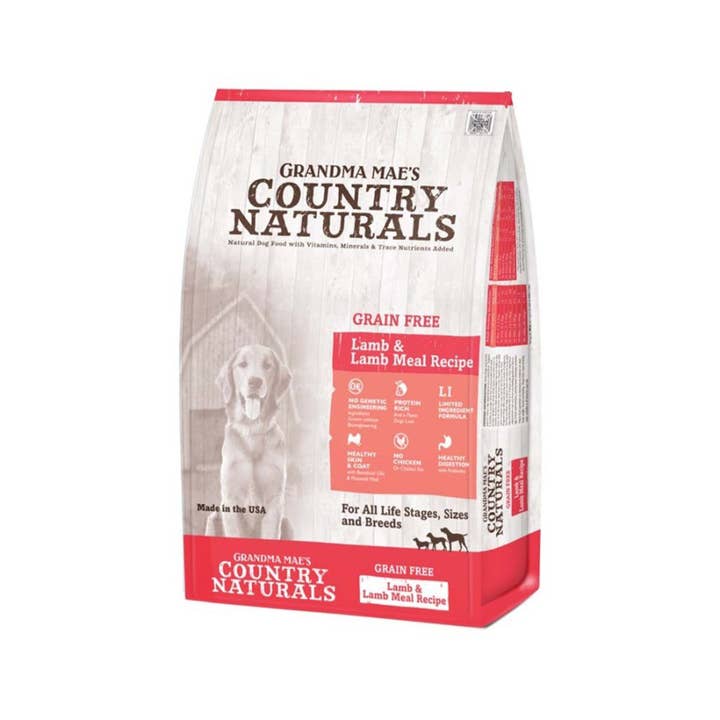 Petdropshipper - Wholesale Pet Food - Dog - Grandma Mae's Country Naturals Grain Free Dry Dog Food Lamb & Lamb Meal 1ea/4 lb